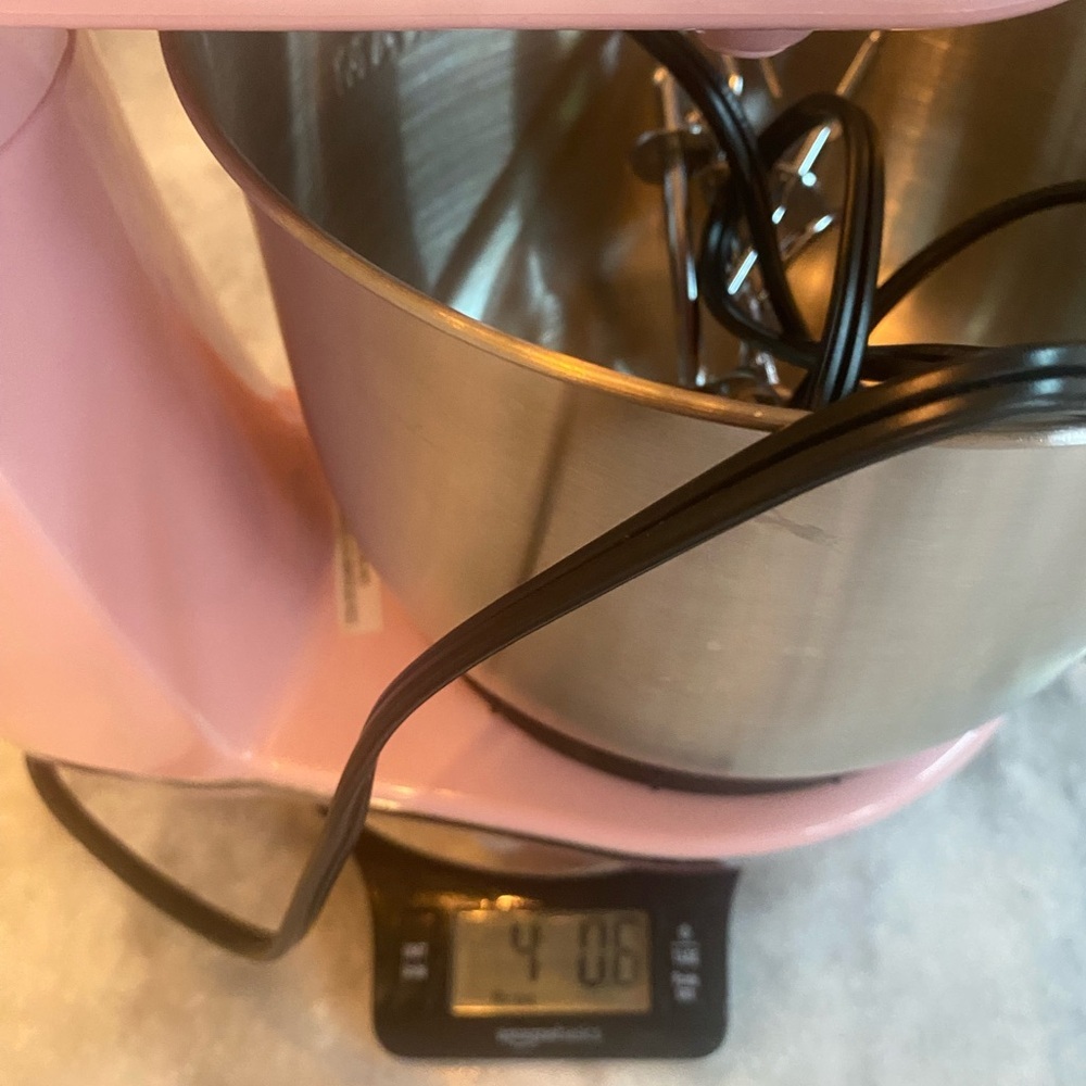 Dash Stand Mixer Pink w/ Stainless Steel Bowl & Attachments - Picture 17 of 17